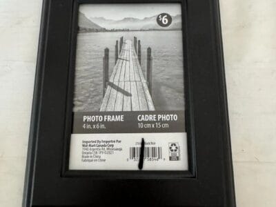 Swift Black Picture Frame 4″ x 6″