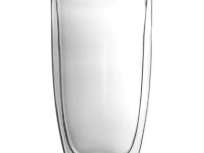 SET OF 2 DUETTO DOUBLE WALL HIGH BALL GLASSES TRUDEAU – 17 OZ