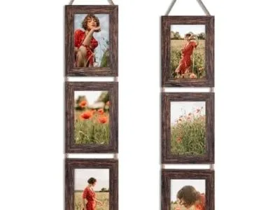North Shore Rustic Wood Hanging Frame 6″ x 6″