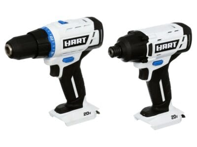 HART 20V Drill/Impact Kit 1.5Ah Lithium-Ion Batteries, 3-Jaw – Batteries not Included