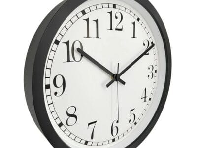 Hometrends 14” Wall Clock, 14” diameter