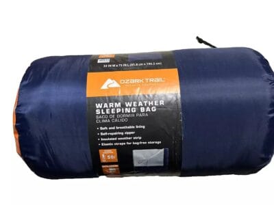 Ozark Trails Warm Weather Outdoor Equipment Sleeping Bag
