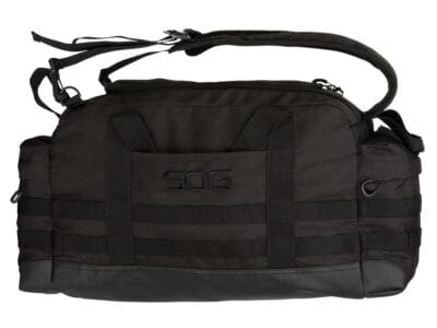 SOG Unisex 9.65″ Adjustable Straps Sports Duffel Bags Travel Pouch, Black