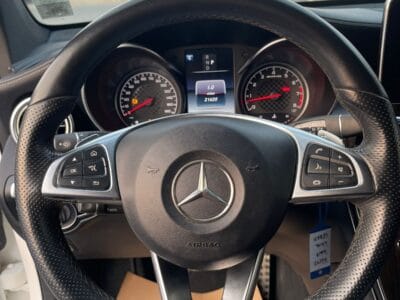 Mercedes-Benz GLC43 AMG 2019 White with 6 cylinders