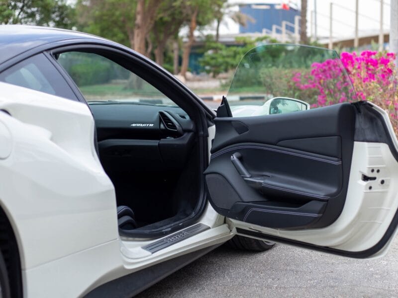 Ferrari 488 GTB 2019 twin-turbocharged V8 engine, producing 670 horsepower