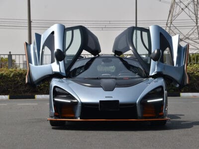 McLaren Senna 2019 track-focused hypercar powered by a 4.0-liter twin-turbo V8 engine delivering 789 horsepower and 800 Nm of torque