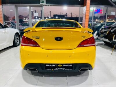 Hyundai Genesis Yellow 2011
