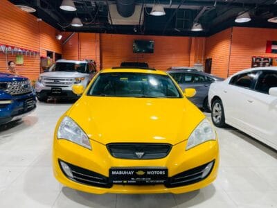 Hyundai Genesis Yellow 2011