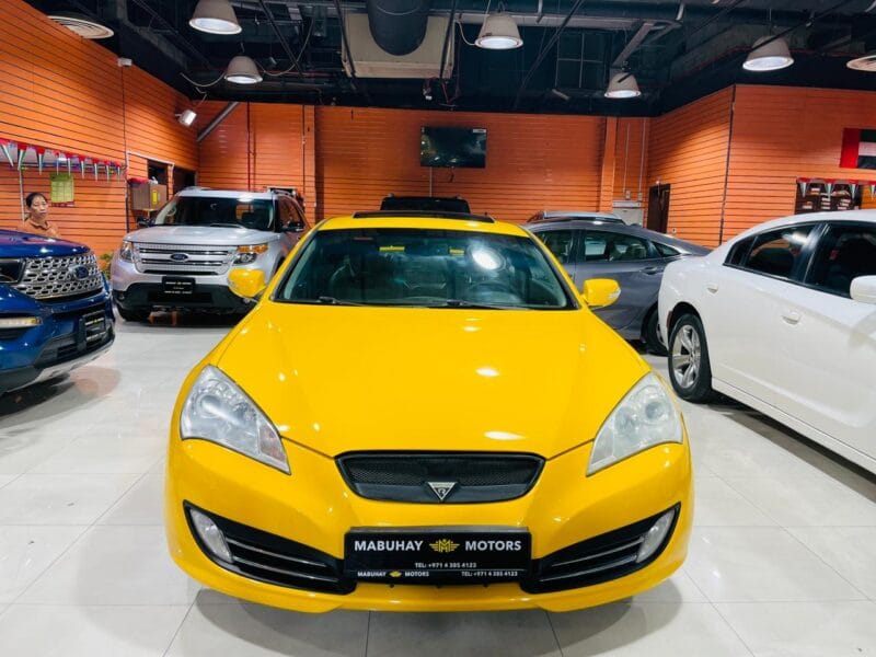 Hyundai Genesis Yellow 2011