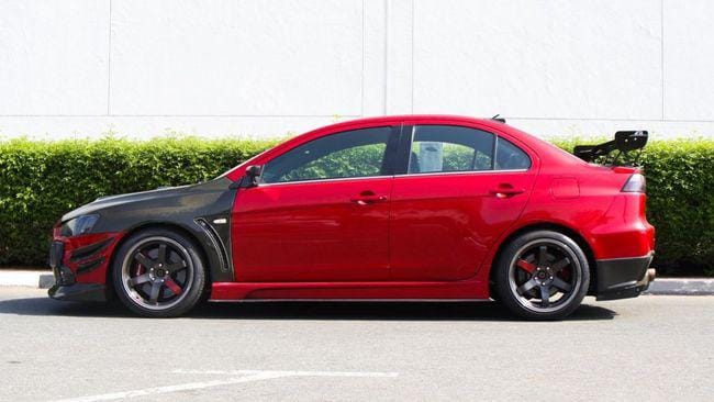 Mitsubishi Evo Evolution with Body Kit 2009