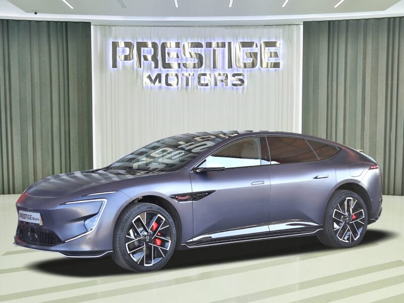 Avatr 12 Matte Blue GT Top Version Sport Hatchback with 3 Lidar Pure Electric 2024