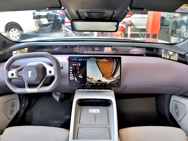 Avatr 12 Matte Blue GT Top Version Sport Hatchback with 3 Lidar Pure Electric 2024