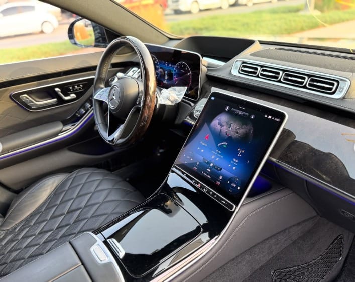 MERCEDES BENZ S 580 2022 Black Full Option CHASSIS GUARANTEE