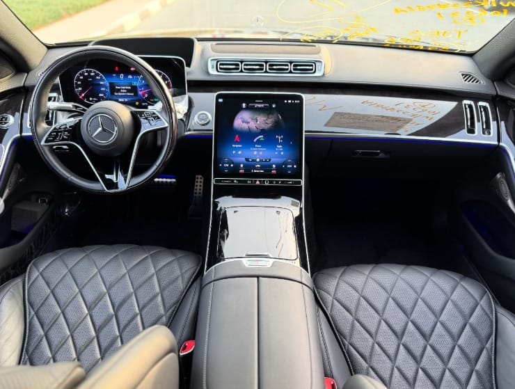 MERCEDES BENZ S 580 2022 Black Full Option CHASSIS GUARANTEE