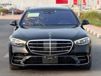 MERCEDES BENZ S 580 2022 Black Full Option CHASSIS GUARANTEE