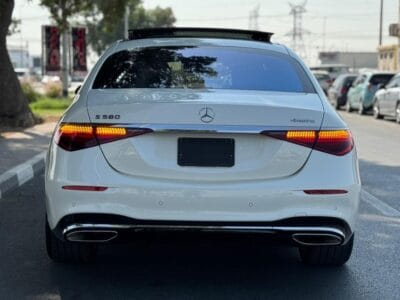 MERCEDES-BENZ S 580 WHITE 2022 A/T Petrol