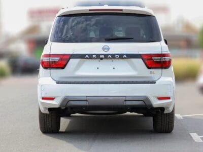 2024 Nissan Armada SL White 8-Cylinder Engine Automatic