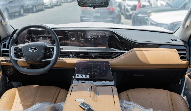 2025 Infiniti QX80 Sensory 3.5L AT Petrol (White-Tan)