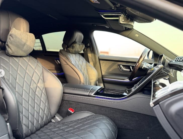 MERCEDES BENZ S 580 2022 Black Full Option CHASSIS GUARANTEE