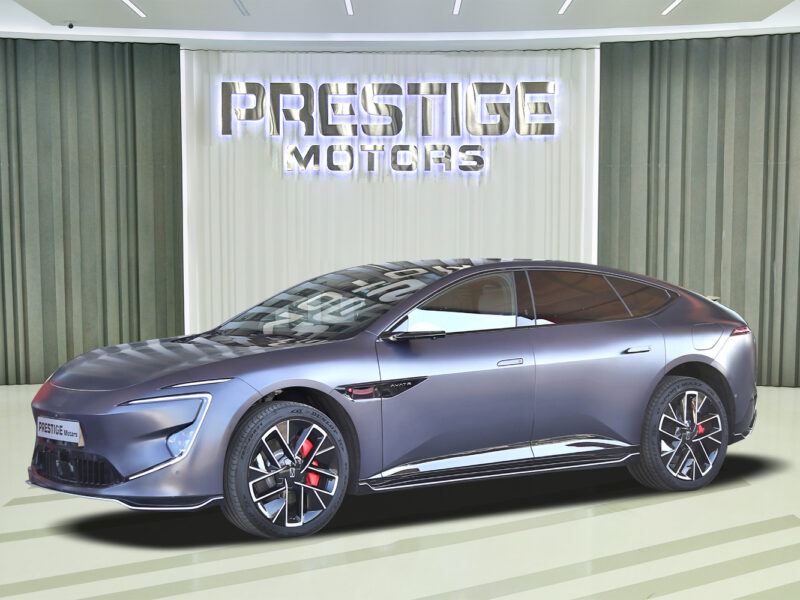 Avatr 12 Matte Blue GT Top Version Sport Hatchback with 3 Lidar Pure Electric 2024