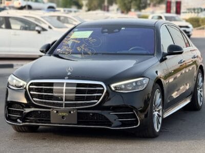 MERCEDES BENZ S 580 2022 Black Full Option CHASSIS GUARANTEE