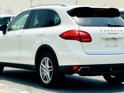 2011 Porsche Cayenne S 8 Cylinder Engine CLEAN TITLE White Beige