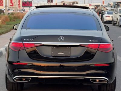 2021 MERCEDES BENZ S 500 V6 Black-Brown AUCTION GRADE 4.5/A