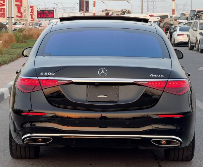 2021 MERCEDES BENZ S 500 V6 Black-Brown AUCTION GRADE 4.5/A