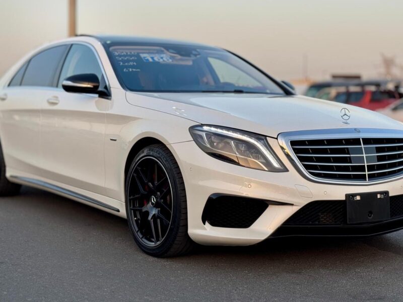 2014 Mercedes-Benz S 550 4.7L V8 Bi-Turbo White Black