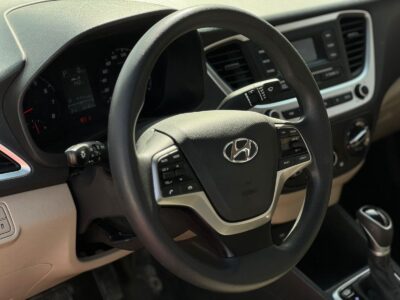 2022 Hyundai Accent 1.6L Engine GCC Specs White Beige