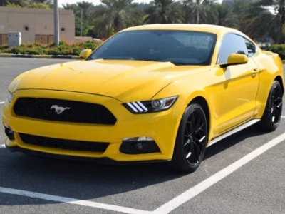 2015 Ford Mustang Premium Ford 3.7 litre 6 Cylinder Engine Yellow Black