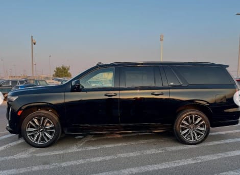 2023 CADILLAC ESCALADE ESV FULL OPTION CHASSIS GUARANTEE Black