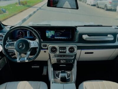 2021 MERCEDES BENZ G63 Black White Full Option