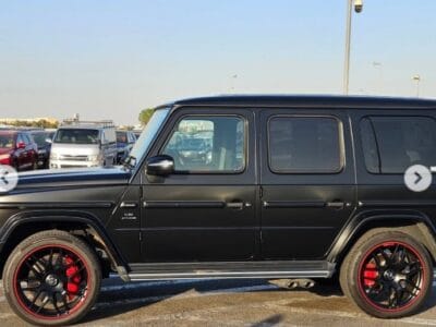 2021 MERCEDES BENZ G63 FULL OPTION CHASSIS GUARANTEE Black