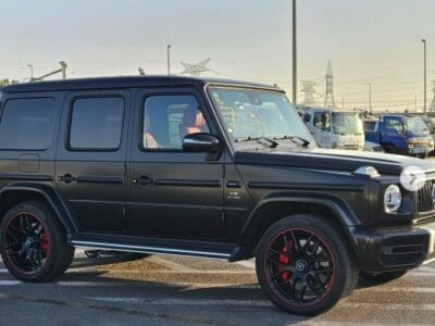 2021 MERCEDES BENZ G63 FULL OPTION CHASSIS GUARANTEE Black