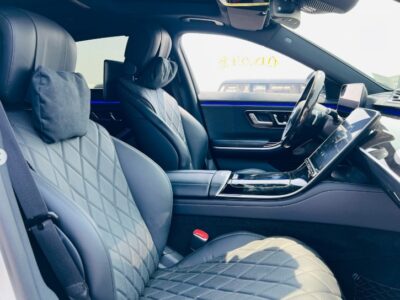 2021 MERCEDES BENZ S 500 White-Black CHASSIS GUARANTEE