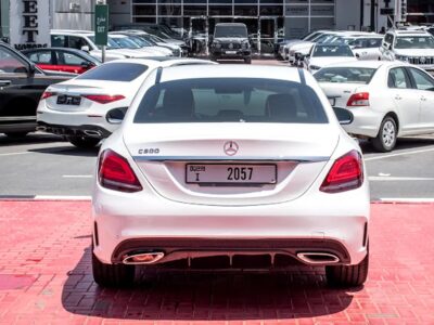 2020 Mercedes-Benz C-Class C200 Very Good Condition White Black