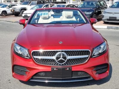 MERCEDES-BENZ E 400 RED 2018 Petrol