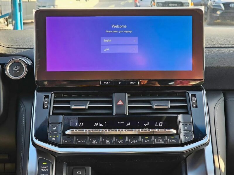 2025 Toyota Land Cruiser VXR 3.5L White PETROL Radar HUD