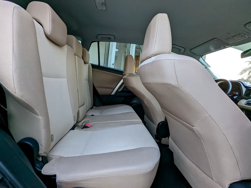 2014 Toyota Rav 4 EX 4 Cylinders Engine Petrol White Beige SUV