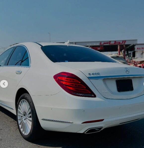2015 MERCEDES-BENZ S 400 h White CHASSIS GUARANTEE