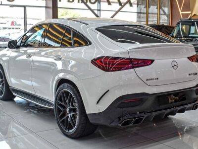 Mercedes Benz GLE 63 S AMG White V8 Biturbo Engine