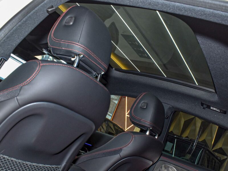 Mercedes Benz GLE 63 S AMG White V8 Biturbo Engine