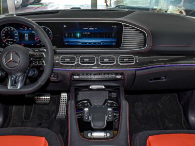 Mercedes Benz GLE 63 S AMG White V8 Biturbo Engine