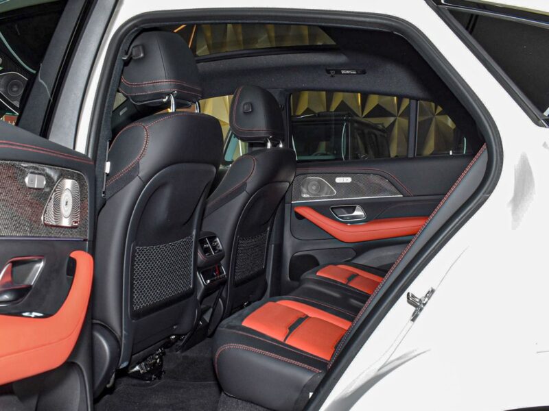 Mercedes Benz GLE 63 S AMG White V8 Biturbo Engine