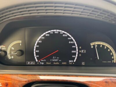 2008 MERCEDES-BENZ S550 V8 Black AUCTION GRADE 4/B