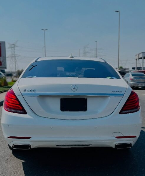 2015 MERCEDES-BENZ S 400 h White CHASSIS GUARANTEE
