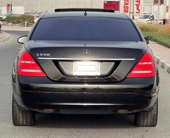 2008 MERCEDES-BENZ S550 V8 Black AUCTION GRADE 4/B