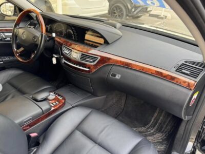 2008 MERCEDES-BENZ S550 V8 Black AUCTION GRADE 4/B