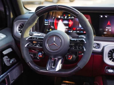 2025 Mercedes-Benz G 63 AMG 8 Cylinders Engine Black Red SUV